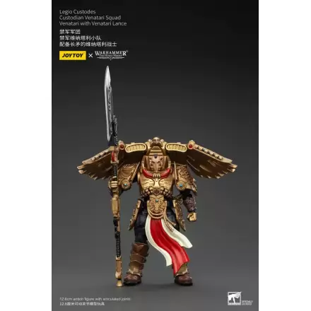 Warhammer The Horus Heresy Akcijska figura 1/18 Legio Custodes Custodian Venatari Squad Venatari z Venatari Lance 13 cm termékfotója