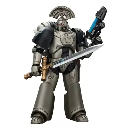 Warhammer The Horus Heresy akcijska figura 1/18 Iron Warriors MKVI taktični vodnik z laserskim mečem in plazemsko pištolo 12 cm fotografija izdelka