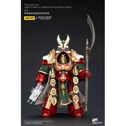 Warhammer The Horus Heresy Akcijska figura 1/18 Thousand sons Legion Praetor v Cataphractii Terminator Oklepu 12 cm termékfotója