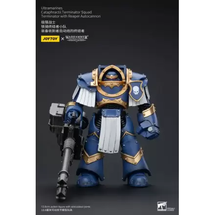 Warhammer The Horus Heresy Akcijska figura 1/18 Ultramarines Cataphractii Terminator Squad Terminator z Reaper Autocannon 14 cm termékfotója