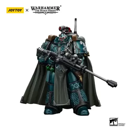Warhammer The Horus Heresy Akcijska Figura Alpha Legion Exodus The One who is Many z ostrostrelno puško in močnostnim bodalom 20 cm fotografija izdelka