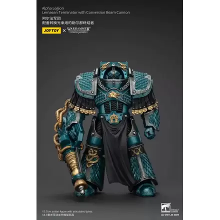 Warhammer The Horus Heresy akcijska figura Alpha Legion Lernaean Terminator s Conversion Beam Cannon 20 cm fotografija izdelka