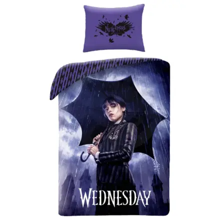 Wednesday Rainy Day prevleka za prešito odejo iz mikrovlaken fotografija izdelka