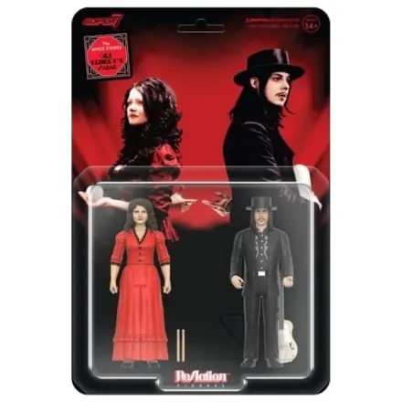 White Stripes ReAction akcijske figurice 2-paket val 01 The White Stripes (Get Behind Me Satan) 10 cm fotografija izdelka