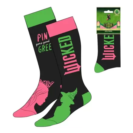 Hudobne Nogavice Pink goes good with Green 36-43 fotografija izdelka
