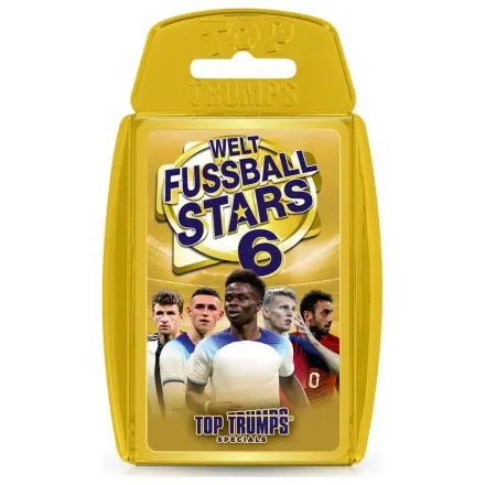 World Football Stars 6 Igralna karta Top Trumps *German Version* fotografija izdelka