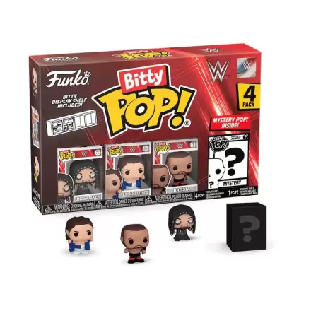 WWE Bitty Funko POP! Vinilna figura - 4-pack The Undertaker 2,5 cm termékfotója