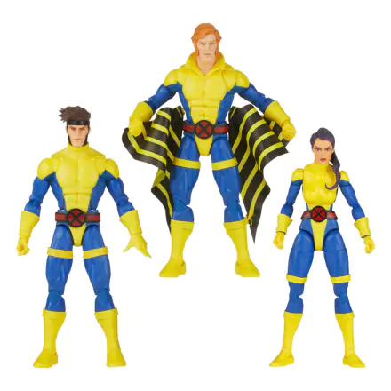 X-Men 60th Anniversary Marvel Legends Trojni paket akcijskih figur Gambit, Marvel's Banshee, Psylocke 15 centimetrov fotografija izdelka