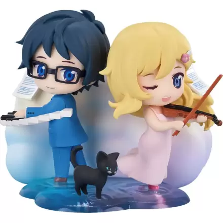 Your Lie in April Qset Mini Figura Komplet 2 figurici Kaori Miyazono & Kosei Arima 9 cm termékfotója