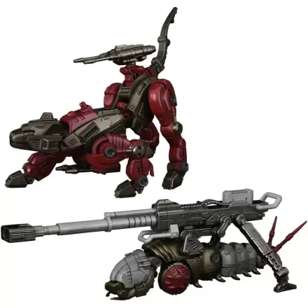 Zoids Plastični modelarski kompleti Dvojni paket 1/100 RMZ-010 Canoly Molga & Hell Cat Base Guards kompleti 20 cm fotografija izdelka