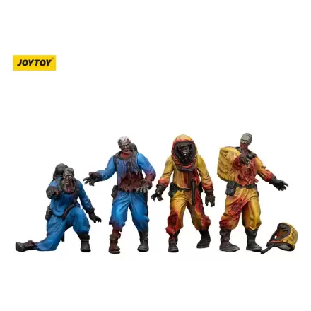 Zombie Dark Source akcijske figure 4-Pack Biochemical Lab Team 8 cm fotografija izdelka